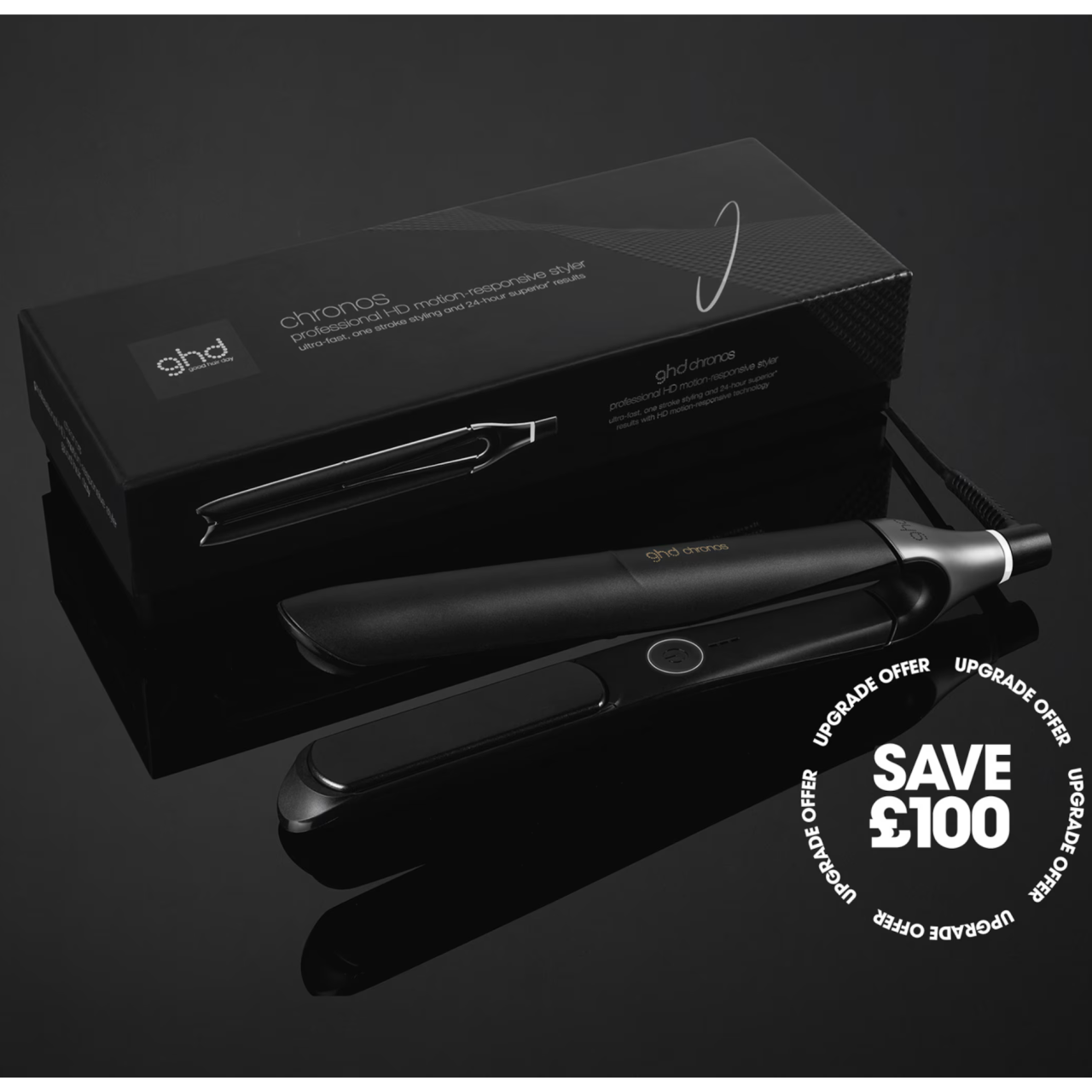 ghd Chronos Schwarz PU