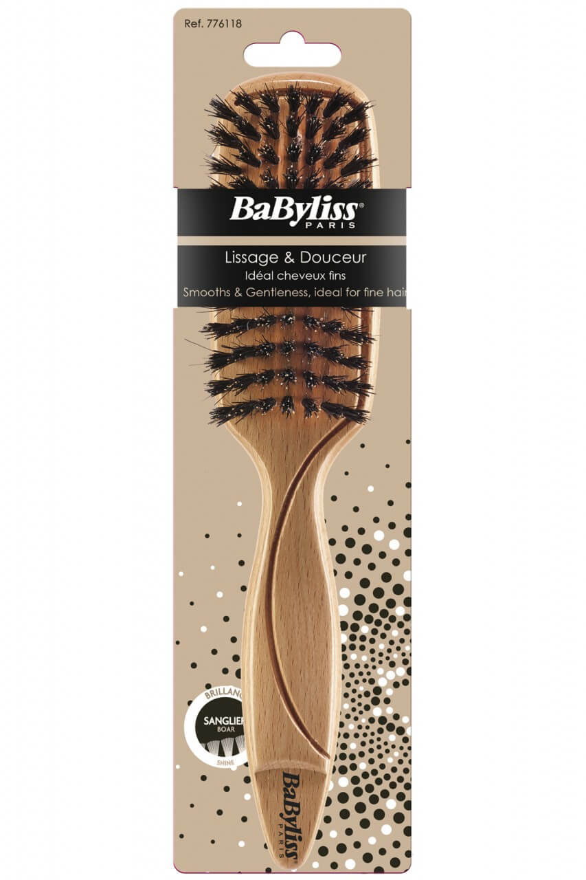 BaByliss Paris Holz-Haarbürsten Smooths & Gentleness