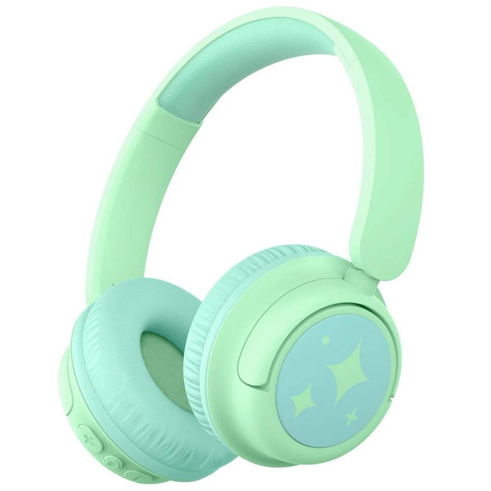 iClever Kids Bluetooth Headphones C10-1702N-12 BTH22, 60h, green