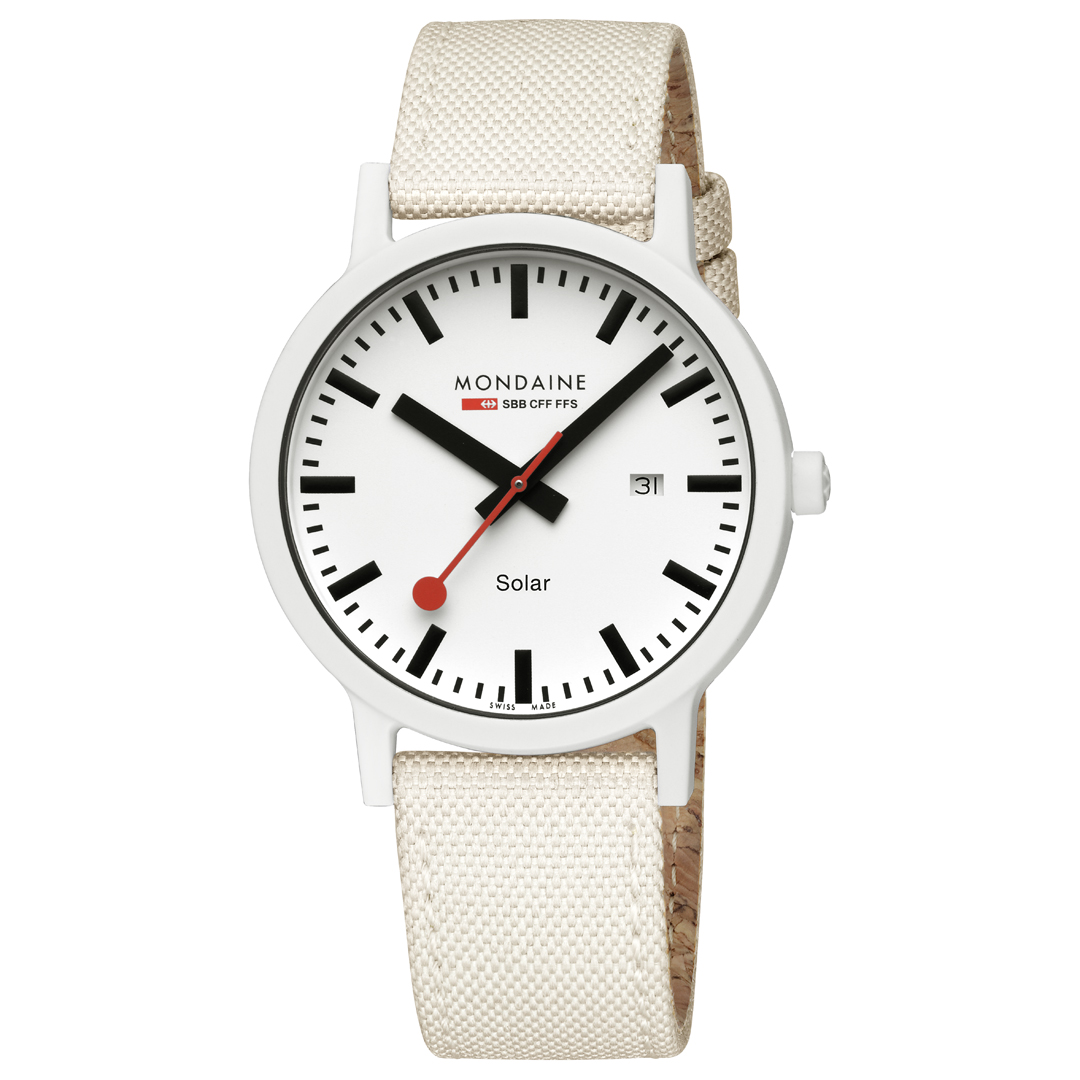 Mondaine SBB wristwatch essence solar 41 mm