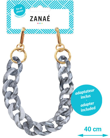Zanaé Handy-Armband Turtle Grey 17172 Mineral Winter grey
