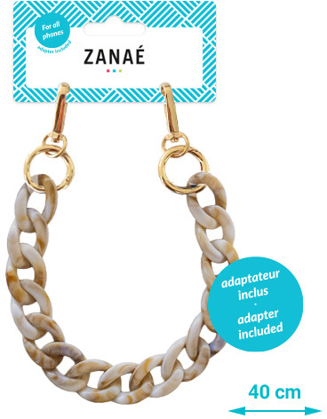 Zanaé Handy-Armband Turtle Sand 17173 Mineral Winter beige