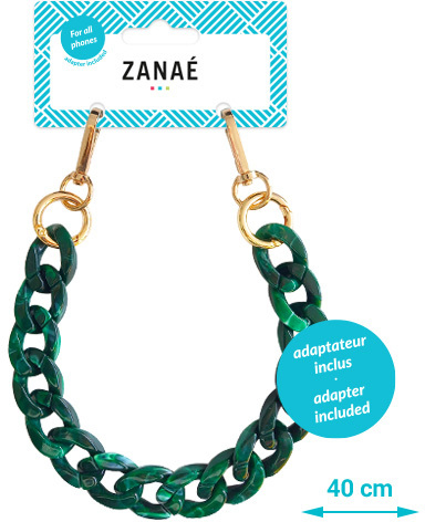 Zanaé Handy-Armband Jade 17468 Mineral Spring green
