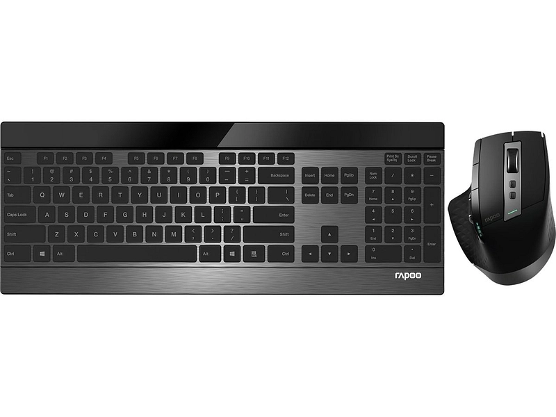 Tastatur und Maus-Set RAPOO 9900M kabellos