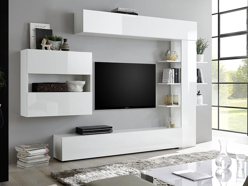 Paroi murale SORENO 30 cm x 257 cm x 187 cm