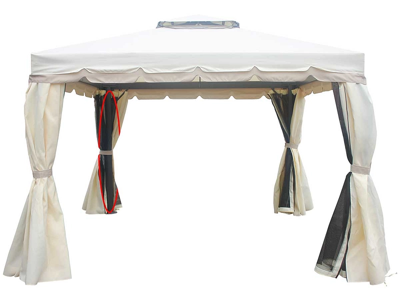 Austauschbares Moskitonetz EVEREST 191 cm x 268 cm x 0.1 cm