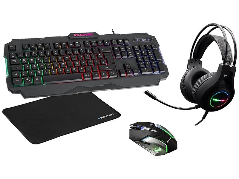 Tastatur und Maus-Set BLAUPUNKT BUNDLE GAMING 4 IN 1