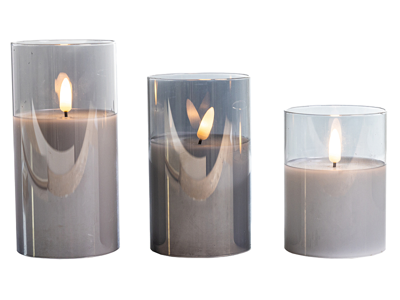 Kerzen-Set EDDIE 3 -teilig