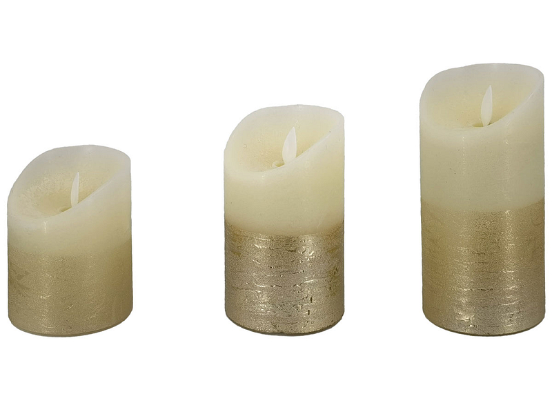 Kerzen-Set EDDIE 3 -teilig