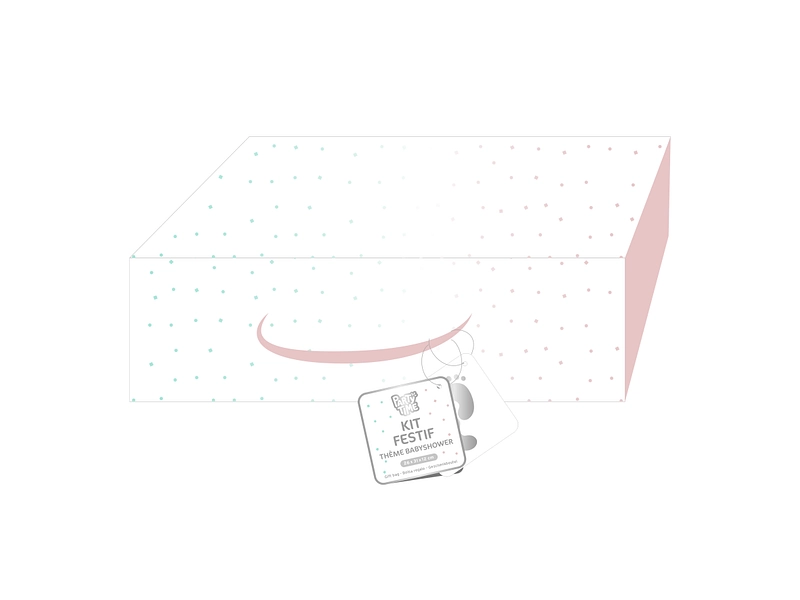 Baby Shower Box CELEBRATION Blau