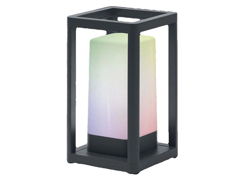 Tragbare USB-LED-Lampe 12 cm x 20.3 cm schwarz