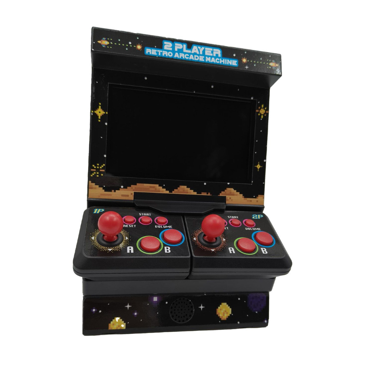 Retro Mini Arcade Machine mit Dual-Controller - inkl. 300x 8-Bit Spielen