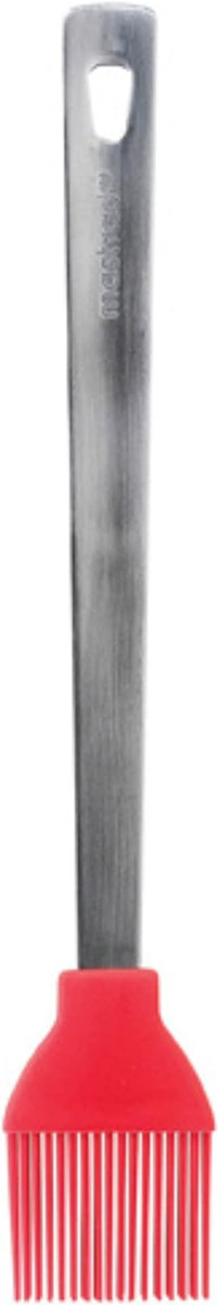 Backpinsel Edelstahl Rot