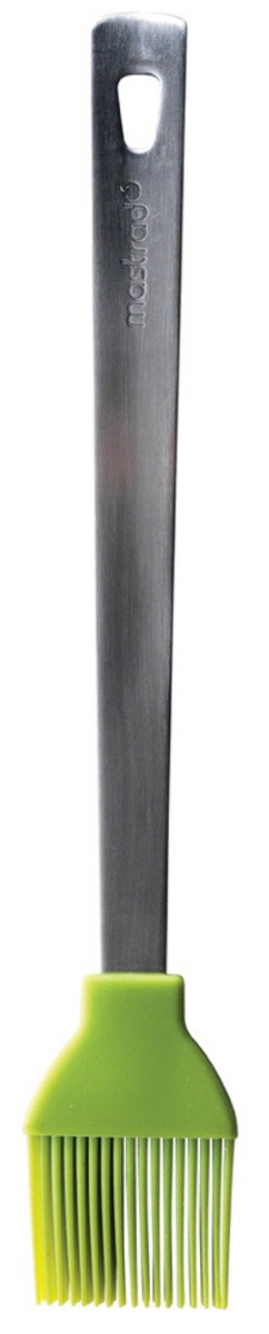 Backpinsel Edelstahl grün