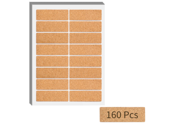 Laserpecker, Zubehör Do it und Garten, Laserpecker Etikettenaufkleber aus Kork (160 Stk.) Zubehör Do it und Garten, Produkte & Wohnen