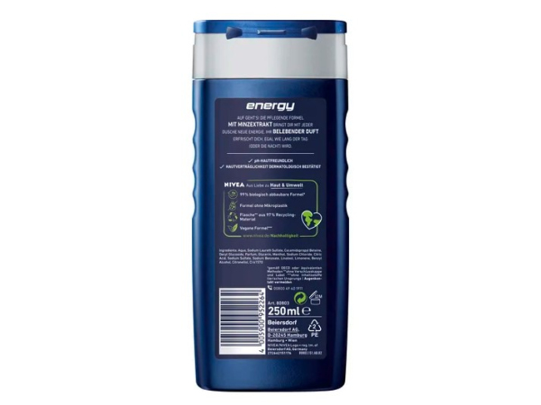 Nivea, Beauty, Nivea Shampoo und Duschgel 250ml 3-in-1 Beauty,