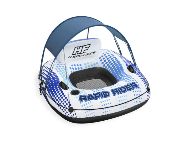 Hydro-Force, Unsere Neuheiten, Hydro-Force Schwimmring Rapig Rider mit Sonnenschutzdach 123cm, Produkte & Wohnen