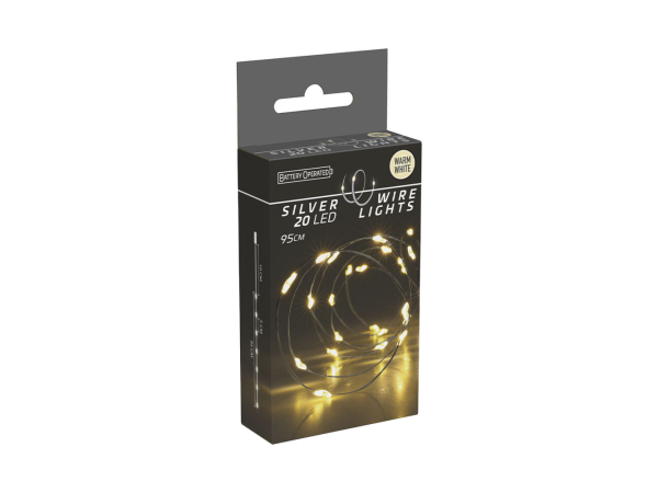 FS-STAR, Unsere Neuheiten, FS-STAR LED Lichterkette micro LED 20 warm-weiss Silberdraht, Produkte & Wohnen