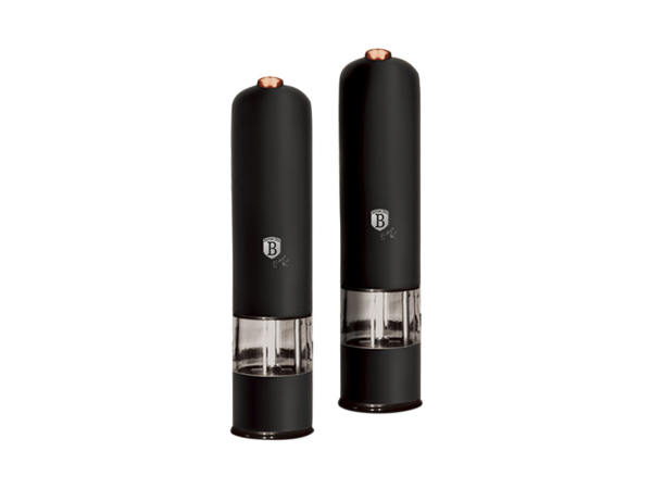 Berlinger, Unsere Neuheiten, Berlinger Haus Elektrische Pfeffer- und Salzmühle 2er-Set Black Rose Collection, Produkte & Wohnen