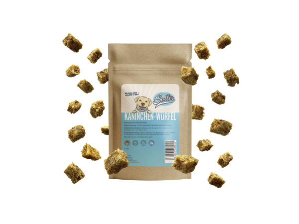Sollis, Hund Futter, Solli's Snack Hund Mini-Fleischwürfel Kaninchen 100g, Produkte & Wohnen