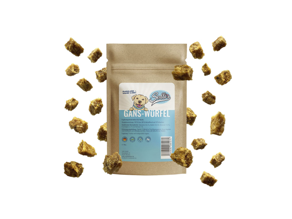 Sollis, Hund Futter, Solli's Snack Hund Mini-Fleischwürfel Gans 100g, Produkte & Wohnen