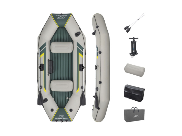 Hydro-Force, Freizeit Outdoor, Hydro-Force Schlauchboot Komplett-Set Ranger Elite X3 295cm, Produkte & Wohnen