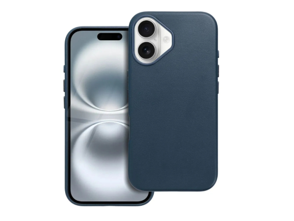 Apple, Weiteres Zubehör, LEATHER MAG COVER mit MagSafe iPhone 16 Blau, Produkte & Wohnen