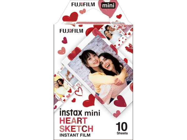 Fuji, Sofortbild, Fujifilm Instax Mini 10 Heart Sketch, Produkte & Wohnen