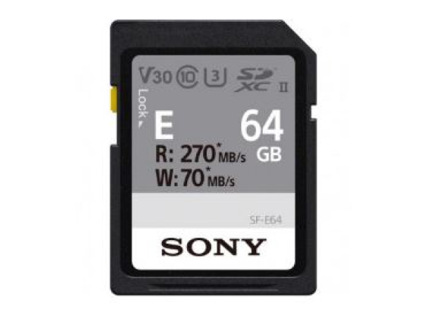 SONY, SD Speicherkarten, Sony SF-E SDXC 64GB UHS-II 270MBs, Produkte & Wohnen