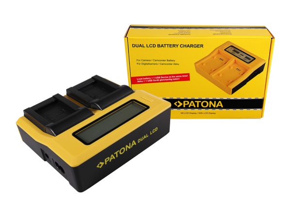 Patona, Ladegeräte Foto, Patona Dual LCD Charger Sony NP-BX1, Produkte & Wohnen