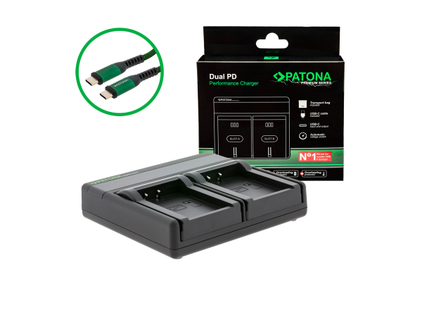 Patona, Ladegeräte Foto, Patona Dual PD Sony NP-FZ100 USB-C, Produkte & Wohnen