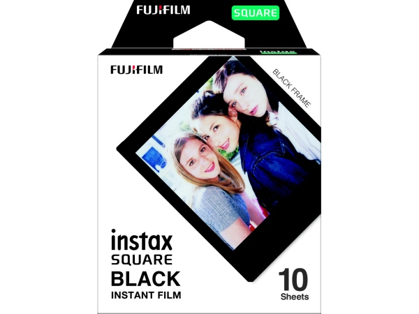 Fuji, Sofortbild, Fujifilm Instax Square 1x10 Black Frame, Produkte & Wohnen