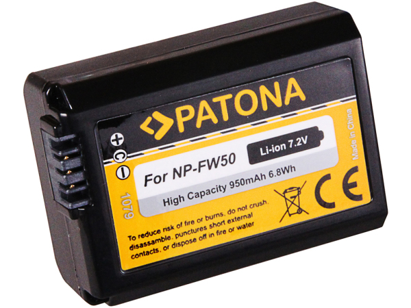 Patona, Akku Li-ION Foto, Patona Akku Sony NP-FW50, Produkte & Wohnen