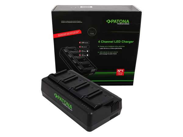 Patona, Ladegeräte Foto, Patona 4-Port Ladegerät Sony NP-FZ100, Produkte & Wohnen