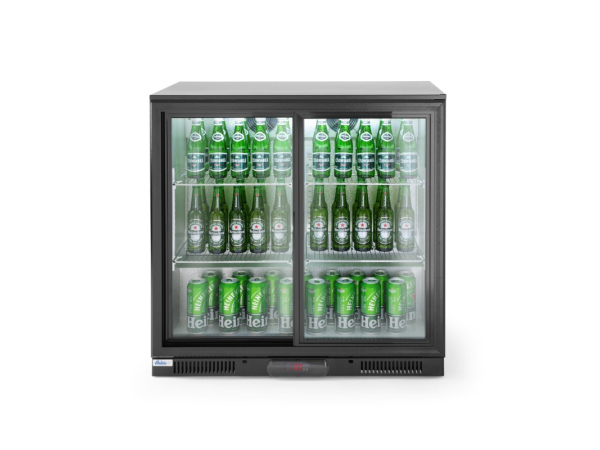 HENDI, Kühlschrank Freistehend, HENDI Bar Kühlschrank mit Schiebetüren 197 L Kühlschrank Freistehend, Produkte & Wohnen