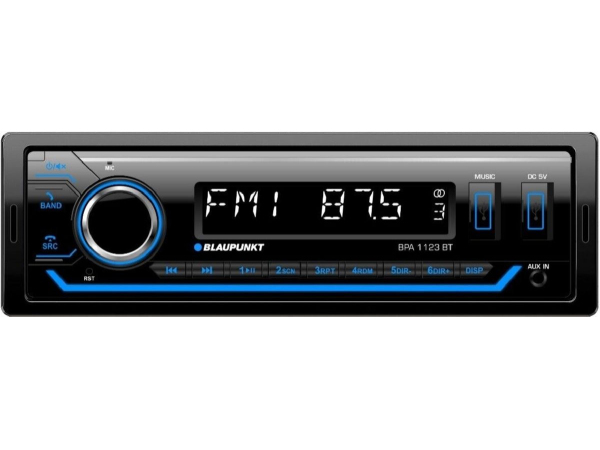 Blaupunkt, Fahrzeug Hifi,  Car Radio 4x50W FM, DAB+, Bluetooth, USB, Aux-In, AUTO & BIKE, 2 001 023 000 006 BPA 1124 DAB BT