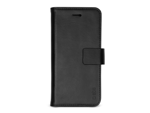 SBS, Klapphülle, Klapphülle aus echtem Leder für iPhone 12 Mini, Produkte & Wohnen