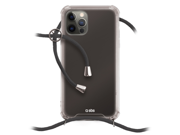 SBS, Kompatibles kabelloses Laden, Cover „School“ mit Umhängeband für iPhone 12/12 Pro, Produkte & Wohnen