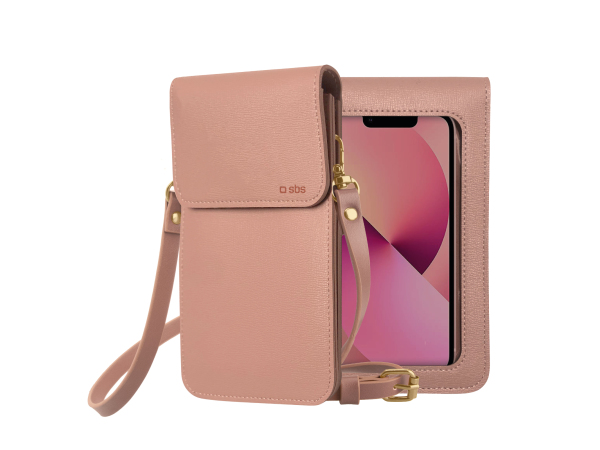 CASEME, Universelle Hüllen, Handtasche mit Schulterriemen, Touch Window und Fronttasche, universell für Smartphones bis 6,7 Zoll., Produkte & Wohnen