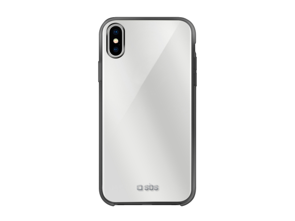SBS, Covers, Cover aus Aluminium und Hartglas für iPhone XS / X, Produkte & Wohnen