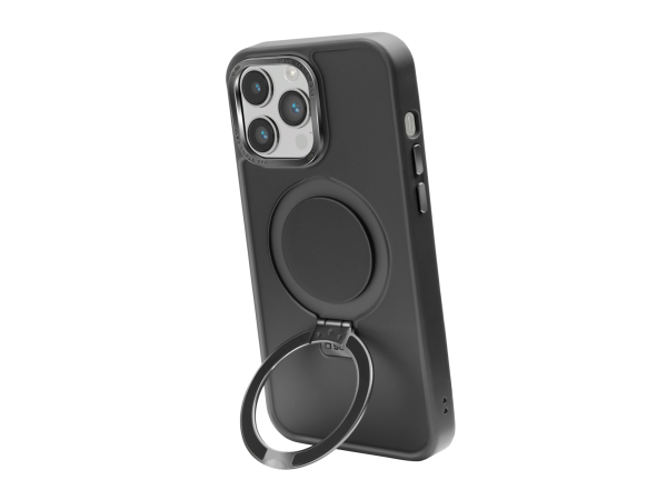 SBS, Kompatibles kabelloses Laden, MagSafe-kompatible Ladehülle mit Metallverarbeitung und Ring mit Standfunktion für iPhone 14 Pro Max, Produkte & Wohnen