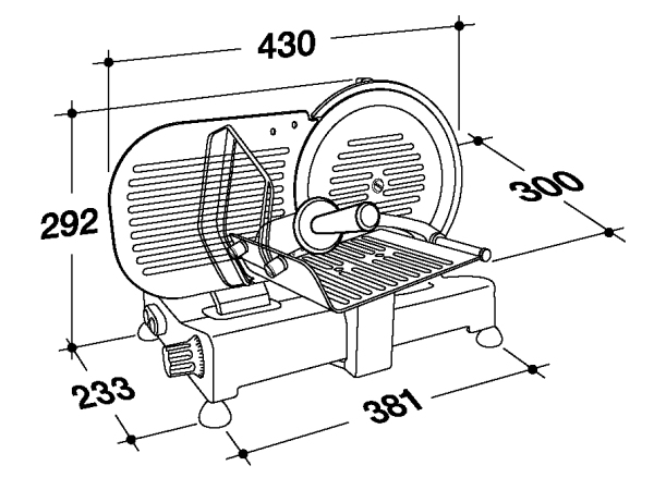 OHMEX, HOME & LIVING, Elektrische Schneidemaschine, grau LUSSO, Produkte & Wohnen, Household & Kitchen, KÃ¼chenkleingerÃ¤te, Aufschnittmaschine