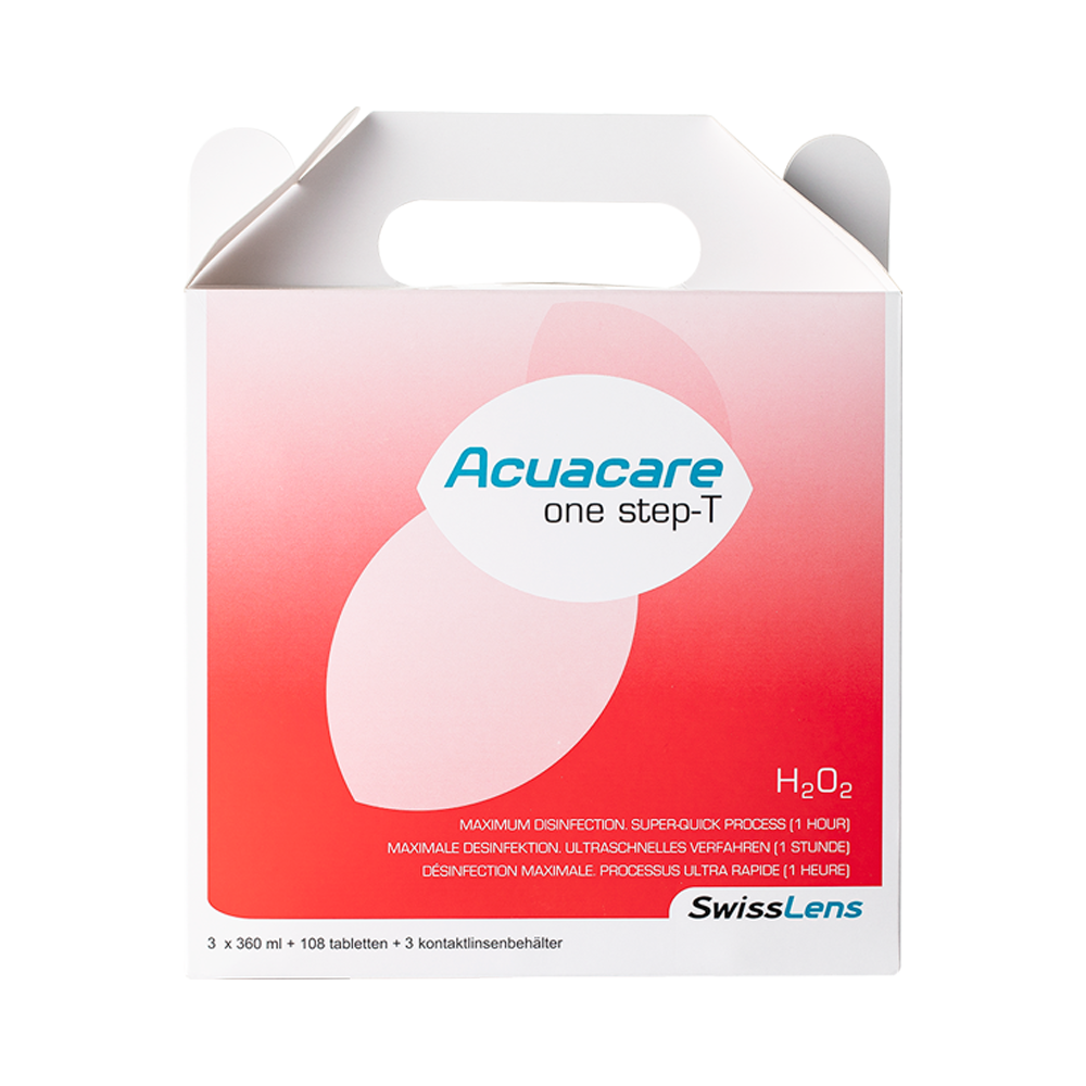 Acuacare one step-T 3 x 360 ml + 108 Tabletten