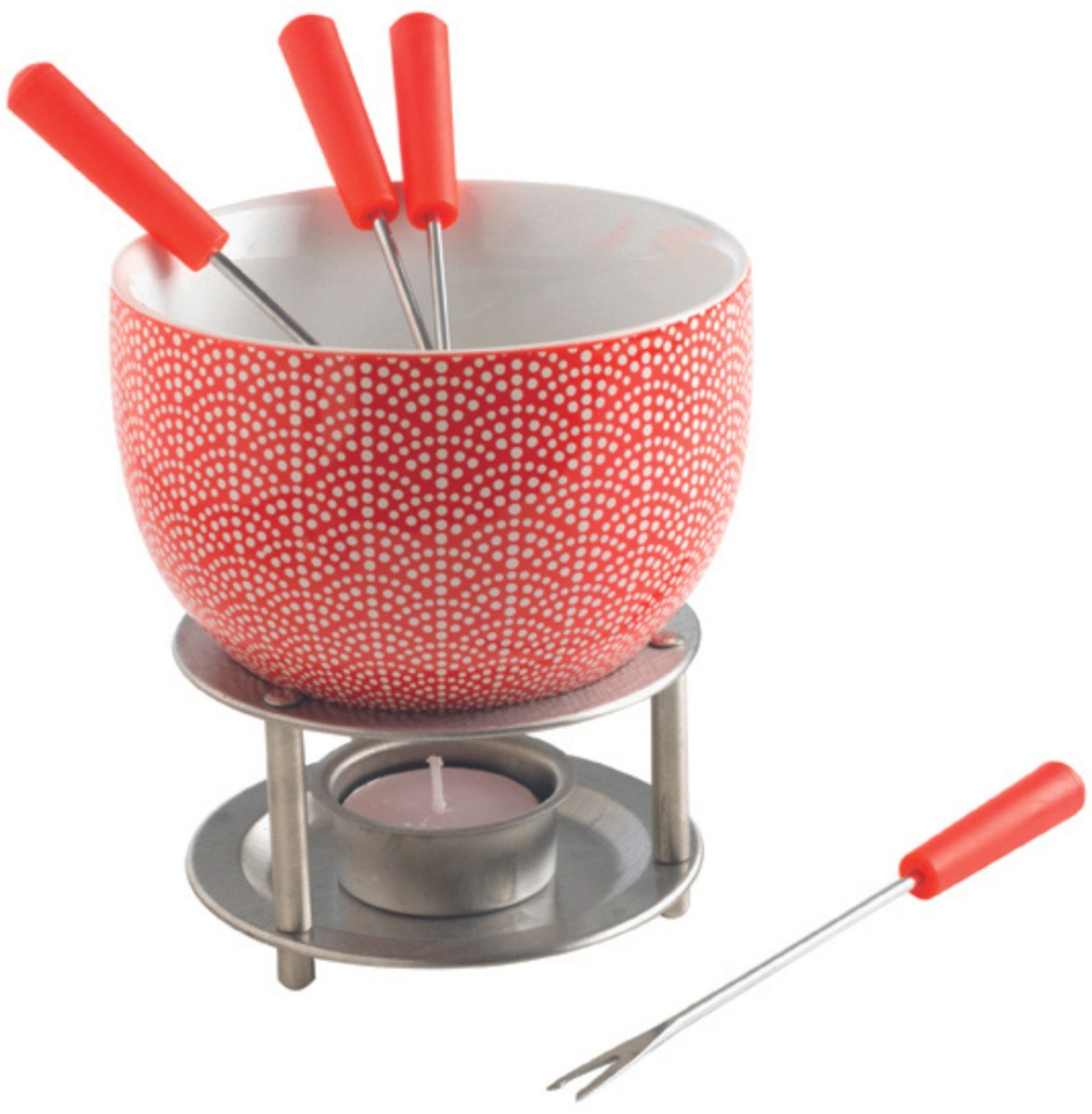 Schokoladenfondue rot
