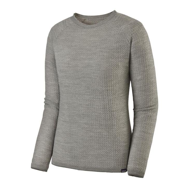 Patagonia W's Capilene Air Crew Feather Grey Birch White X Dye - Funktionsunterwäsche