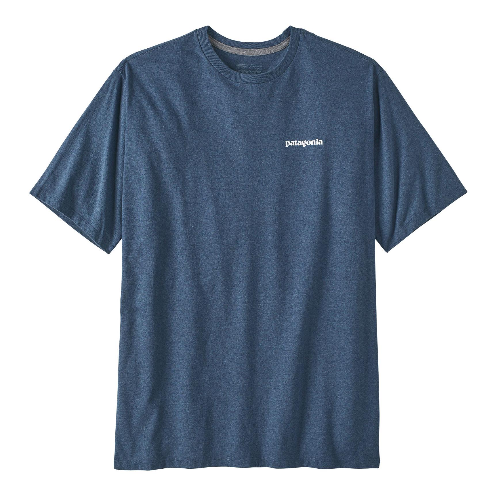 Patagonia M's P-6 Logo Responsibili-Tee - T-Shirt - Utility Blue -