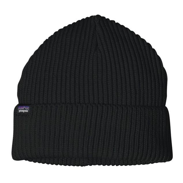 Patagonia Fishermans Rolled Beanie Black - Mütze