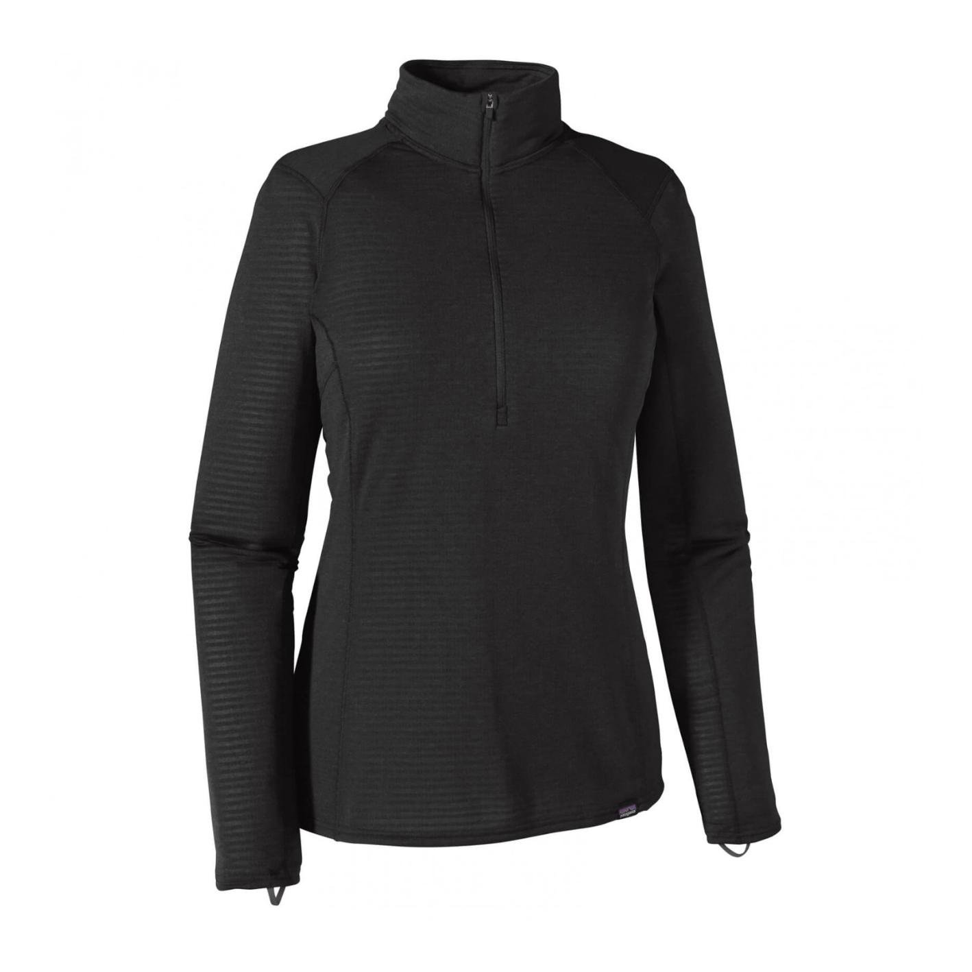 Patagonia W's Capilene Thermal Weight Zip-Neck - Funktionsunterwäsche - Black -