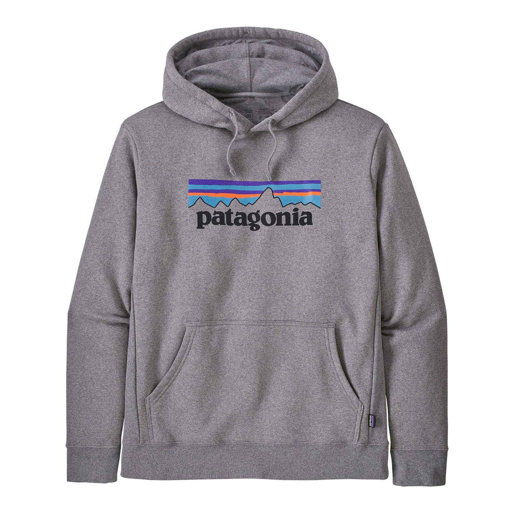 Patagonia P-6 Logo Uprisal Hoody - Hoodie - Gravel Heather -