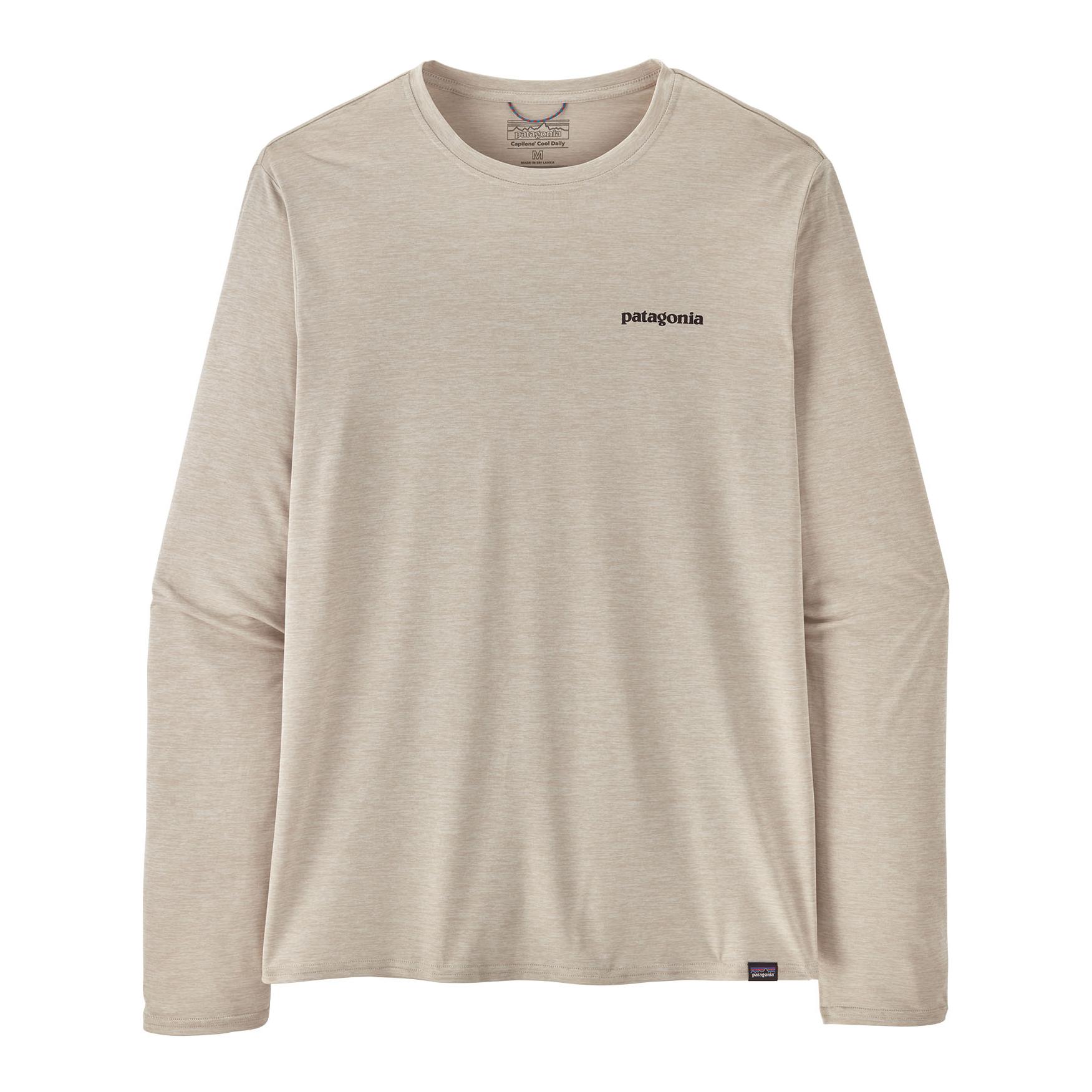 Patagonia M's L/S Cap Cool Daily Graphic Shirt - Sunshirt - Fitz Roy Trout: Pumice X-Dye -